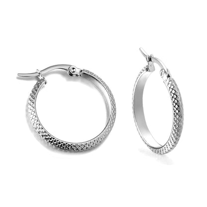 Round mesh earrings 3*23*28mm asonjewelry