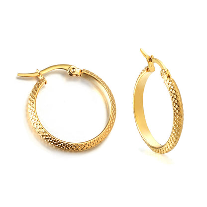 Round mesh earrings 3*23*28mm asonjewelry