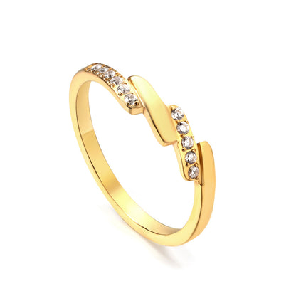 A beautifully designed ring with small round diamonds. asonjewelry