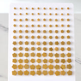 3mm-8mm Snapback Steel/Gold/Rose Gold/Black Plum Cut/Frosted Stud Earrings