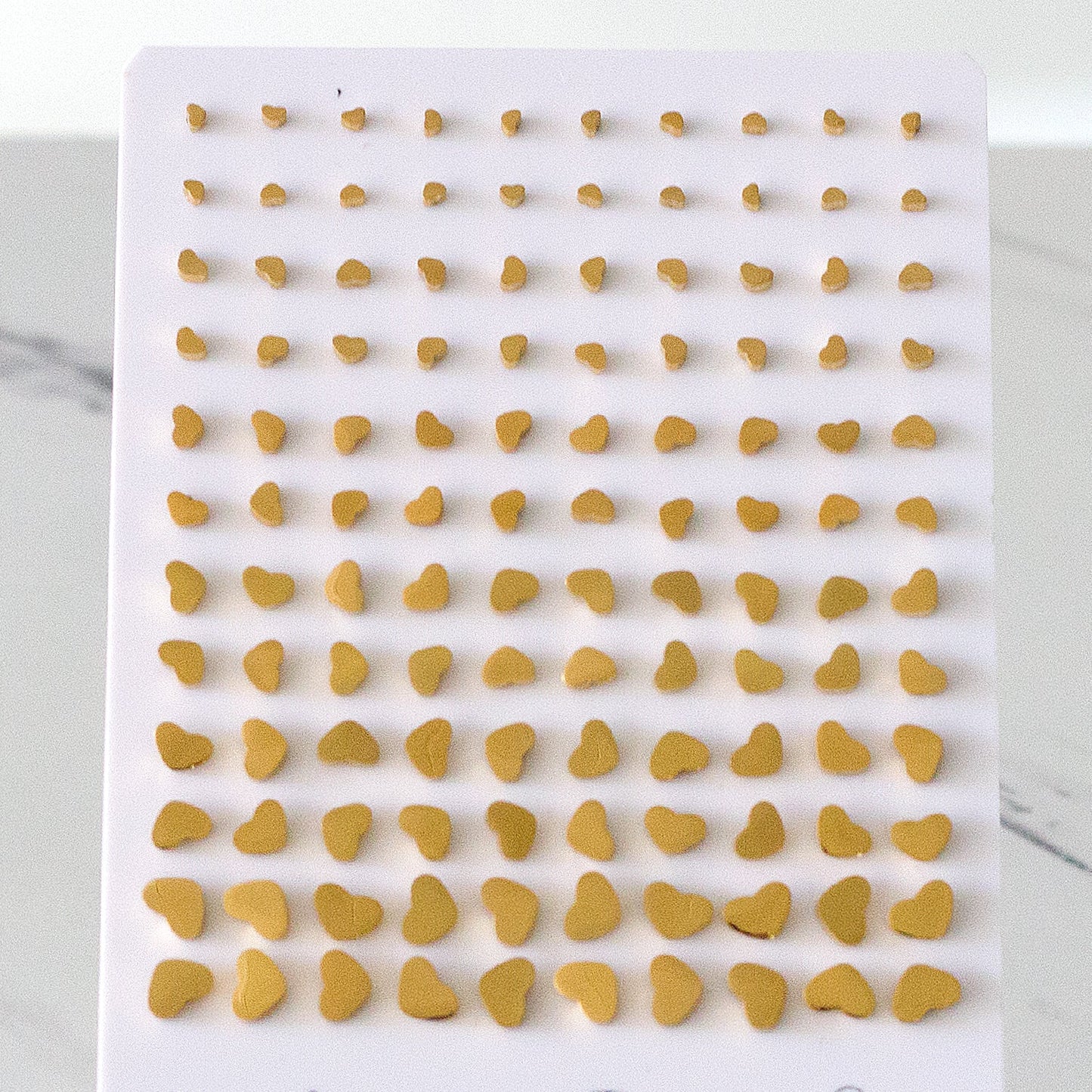 3mm-8mm Card Holder Heart Steel/Gold/Rose Gold/Black Round Cut/Frosted Stud Earrings asonjewelry