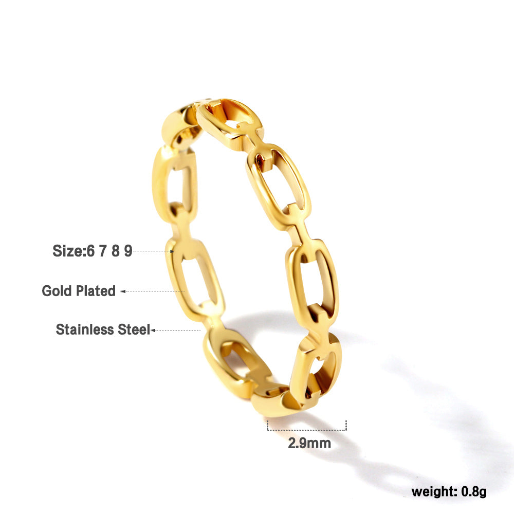 ASON Polished Minimalist Multiple Oval Ring asonjewelry