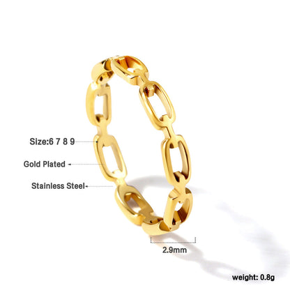 ASON Polished Minimalist Multiple Oval Ring asonjewelry