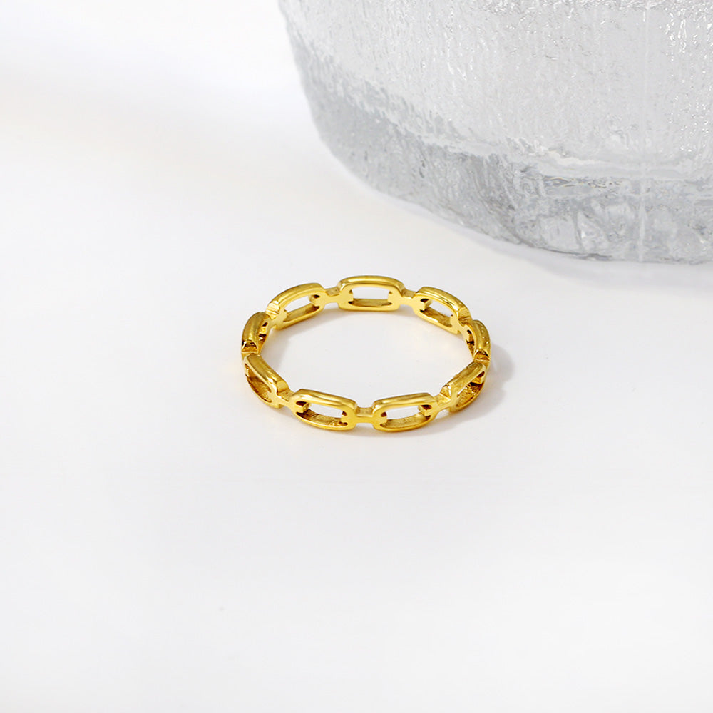 ASON Polished Minimalist Multiple Oval Ring asonjewelry