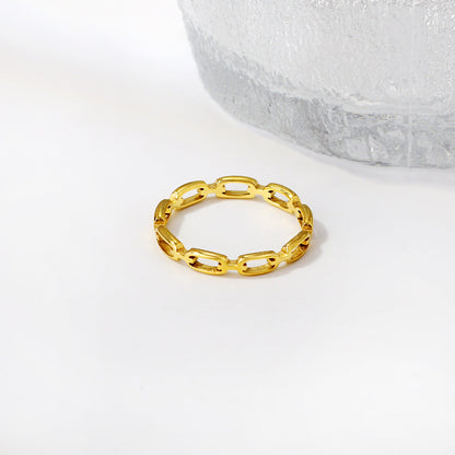 ASON Polished Minimalist Multiple Oval Ring asonjewelry