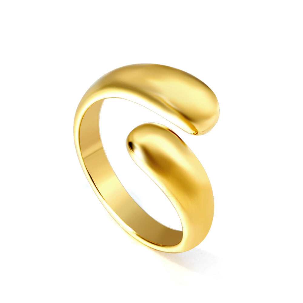 ASON Polished Minimalist Open End Ring asonjewelry