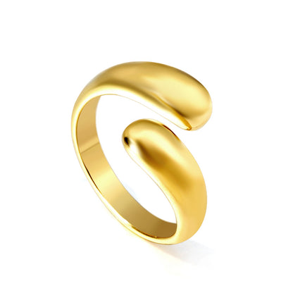 ASON Polished Minimalist Open End Ring asonjewelry
