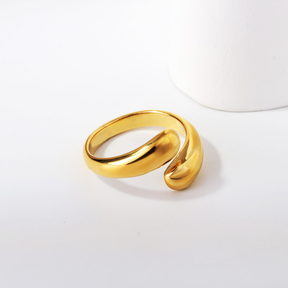 ASON Polished Minimalist Open End Ring asonjewelry