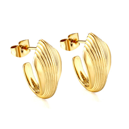 Open oval earring buckle 10*13*18mm asonjewelry
