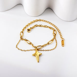Lucky star charm bracelet