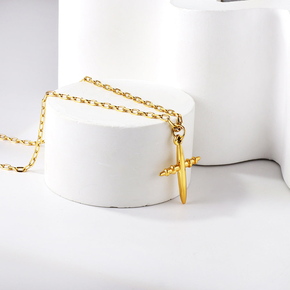 Crucifix Pendant Necklace 46+5cm asonjewelry