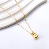 Water drop pendant necklace 40+5cm