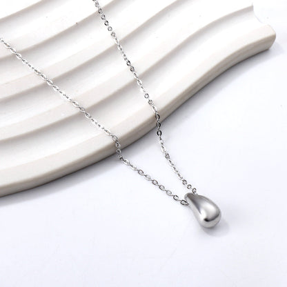 Water drop pendant necklace 40+5cm asonjewelry