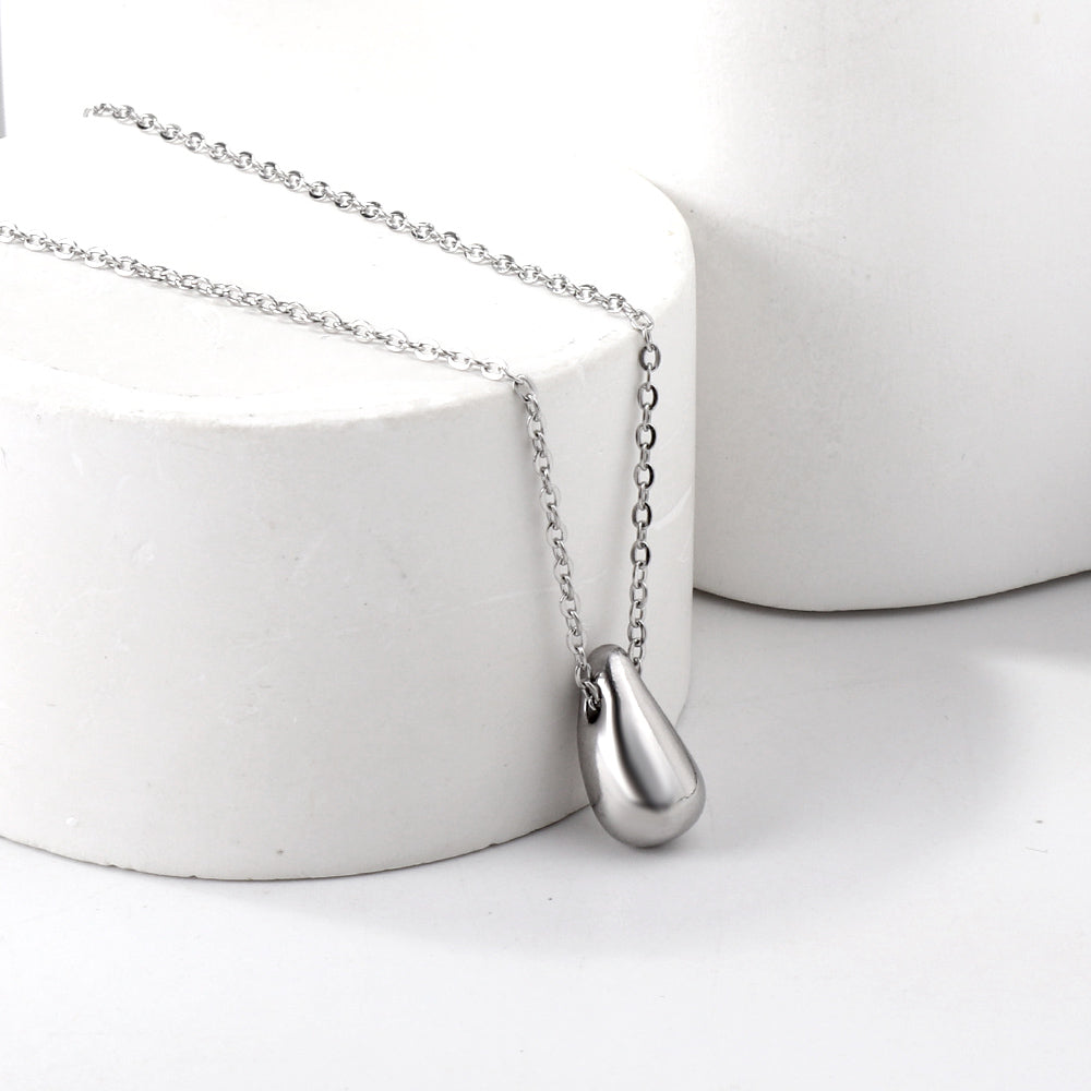 Water drop pendant necklace 40+5cm asonjewelry