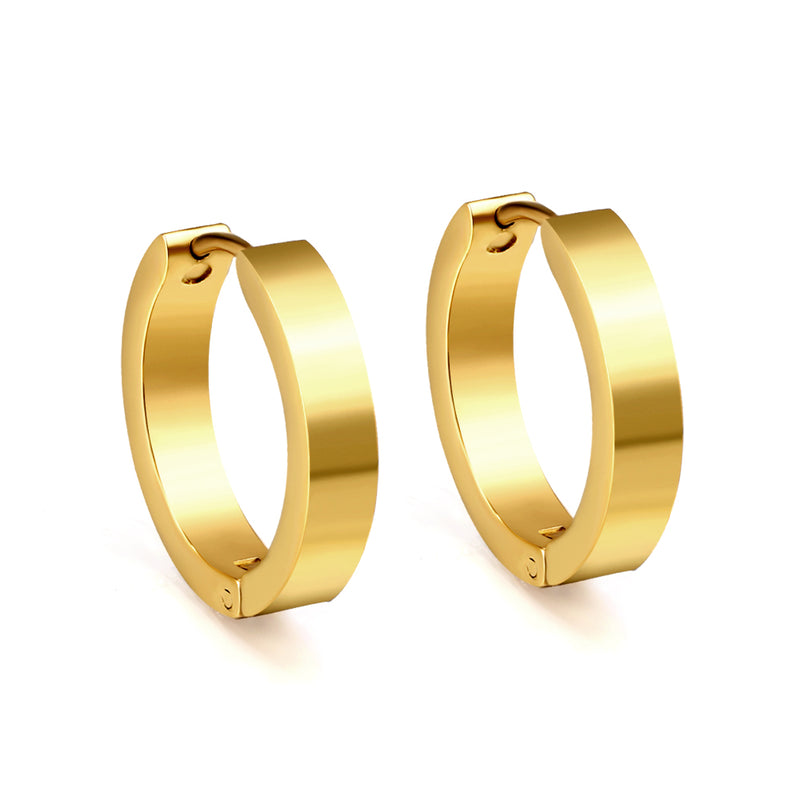 Cierre oreja plano oro 4*20mm