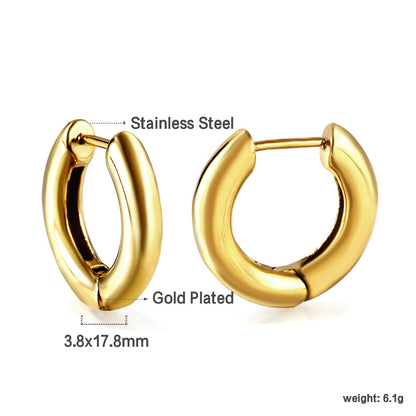Gold ear clasp 4*18mm asonjewelry