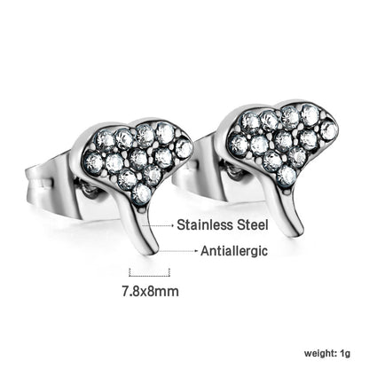 Gold fan leaf cut earrings with diamonds asonjewelry