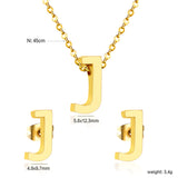 Steel/Gold Cut Letters Set without Diamonds A-Z
