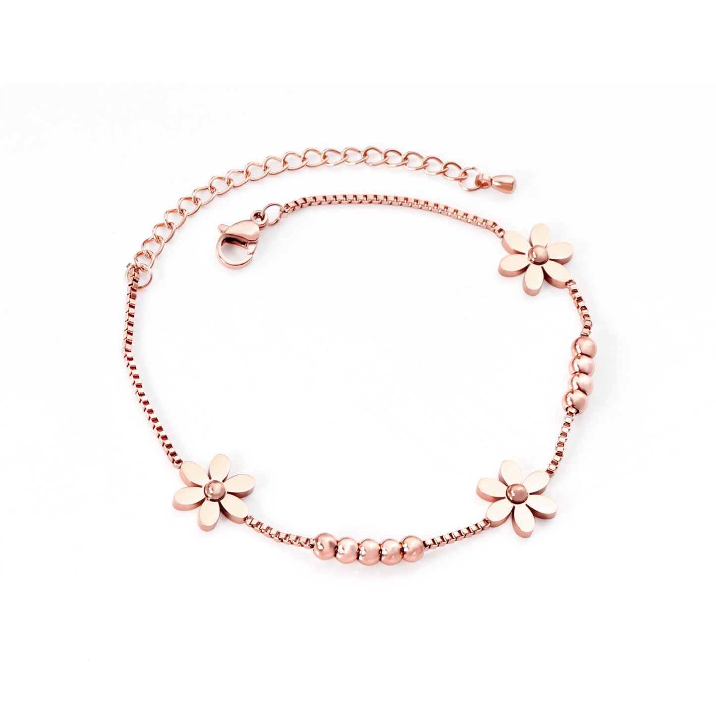 Rose Gold Accessories Soft Bracelet 22+5cm asonjewelry