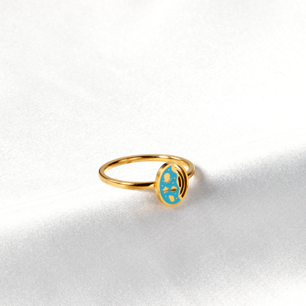 Explosive cartoon children's rings fun anti-pressure jewelry cute jewelry rings asonjewelry