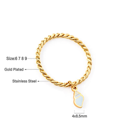 Hot sale stainless steel jewelry simple and fashionable very fine vein ring 1.5mm twisted twist ring manufacturers asonjewelry