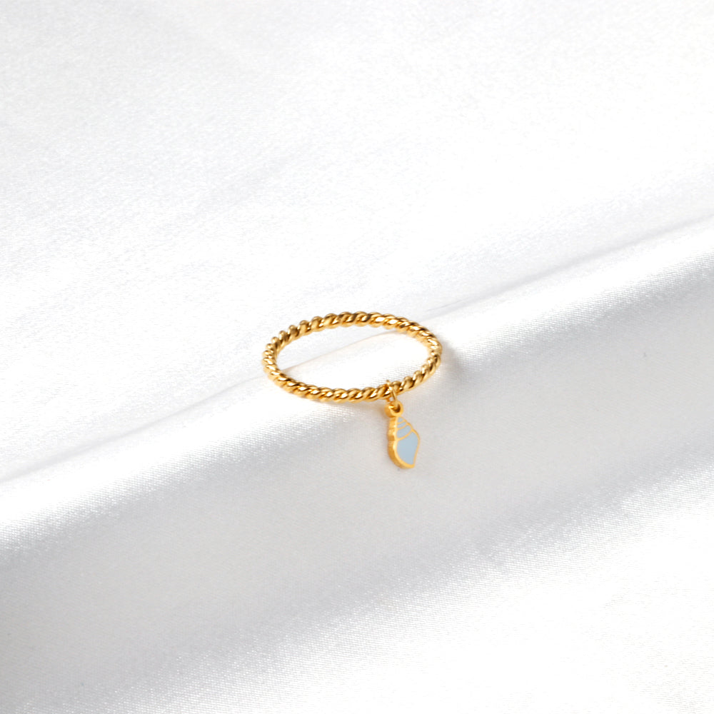 Hot sale stainless steel jewelry simple and fashionable very fine vein ring 1.5mm twisted twist ring manufacturers asonjewelry