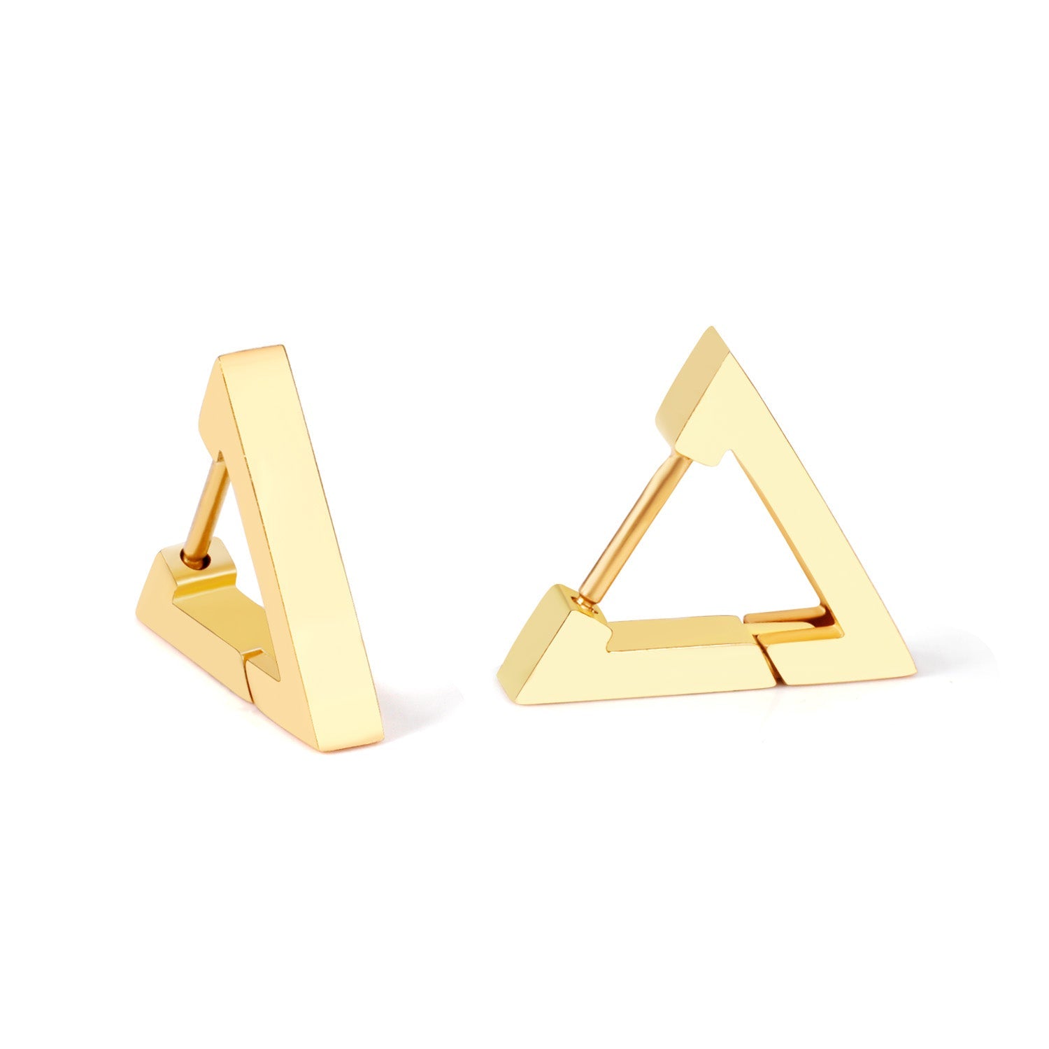 Triangle earrings without drill 16.5*14mm asonjewelry
