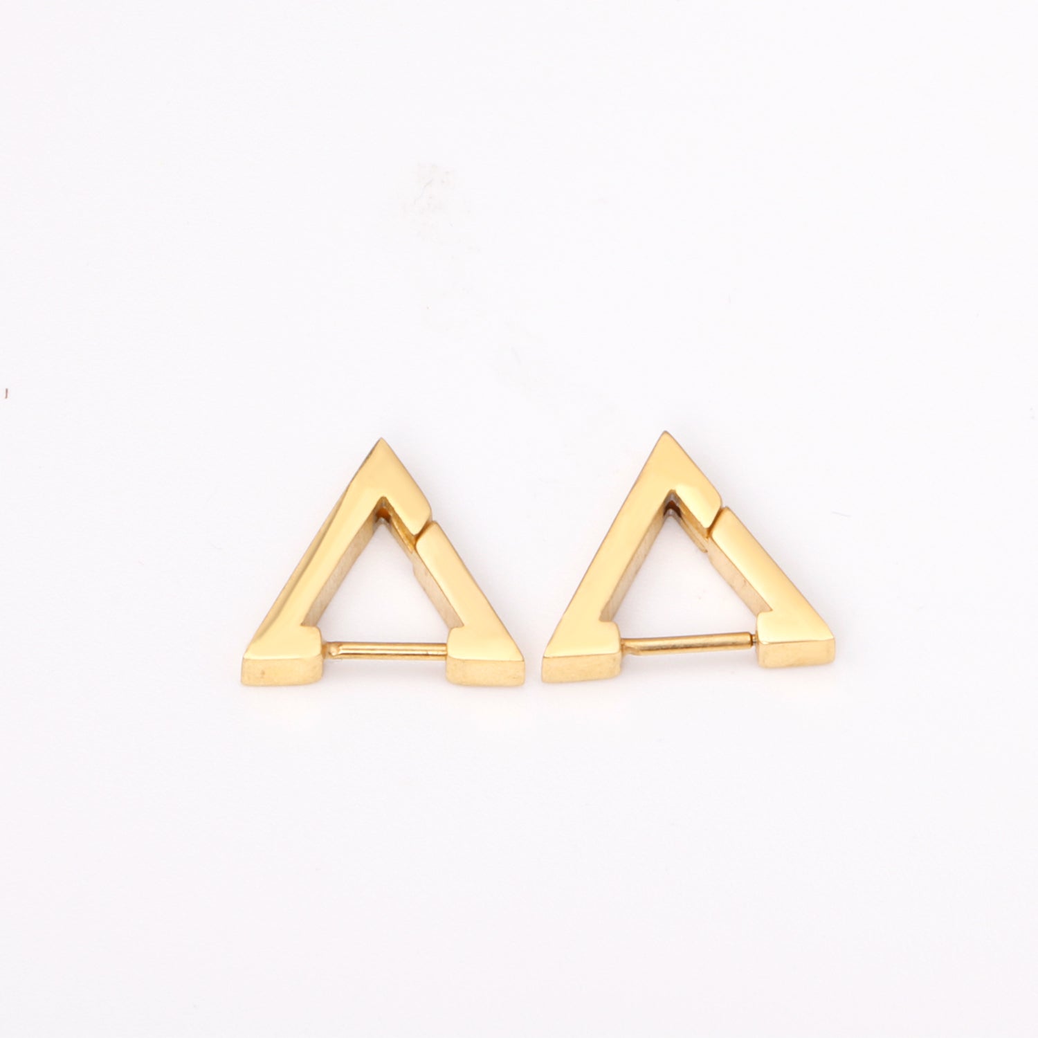 Triangle earrings without drill 16.5*14mm asonjewelry