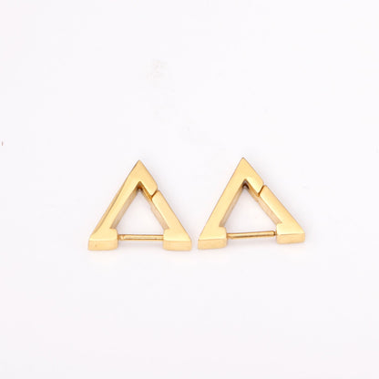 Triangle earrings without drill 16.5*14mm asonjewelry