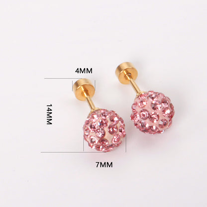 4mm/6mm/8mm Gold/Steel Shambhala Mixed Color Plugs asonjewelry