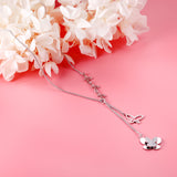 5 butterfly accessories pendant necklace 45+5cm