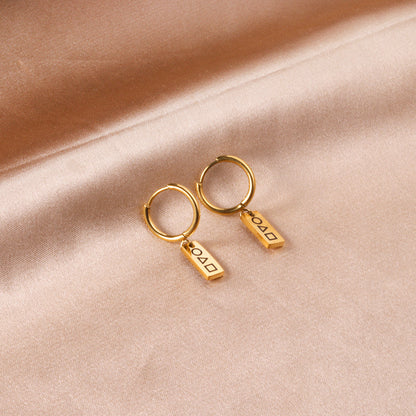 Squid Game Style Earrings + Rectangle Dangle Earrings asonjewelry
