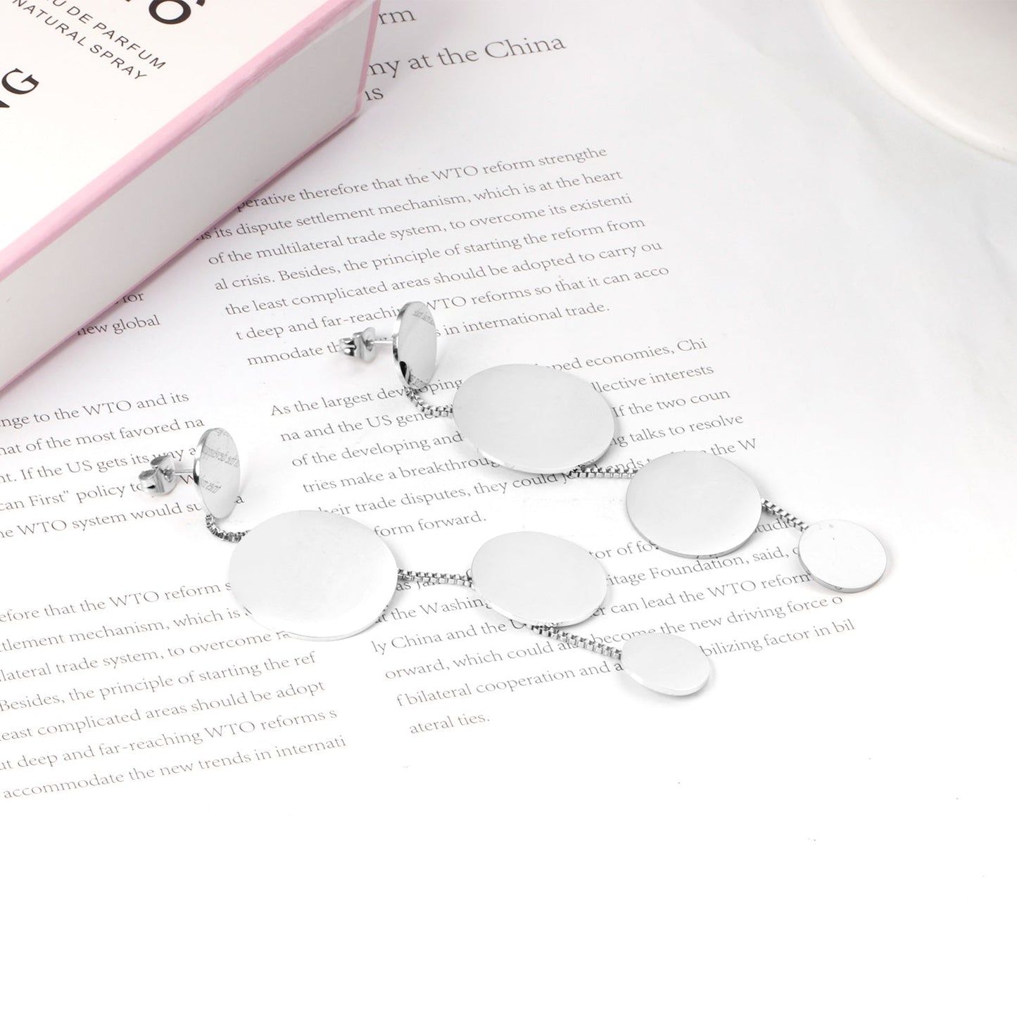 12+22+18+12mm round glossy earrings asonjewelry