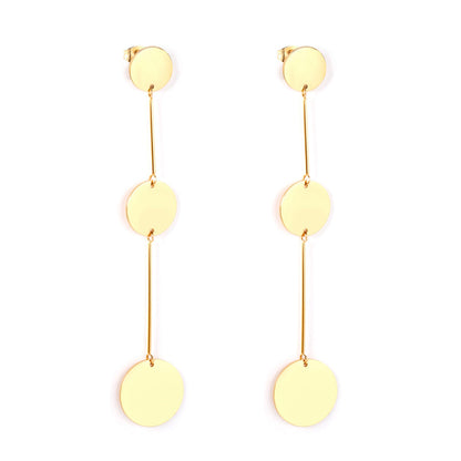 12+15+18mm Round Glossy Earrings asonjewelry