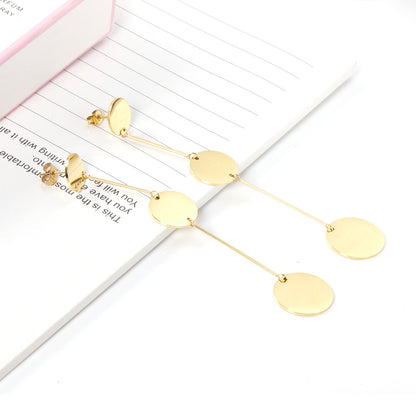 12+15+18mm Round Glossy Earrings asonjewelry