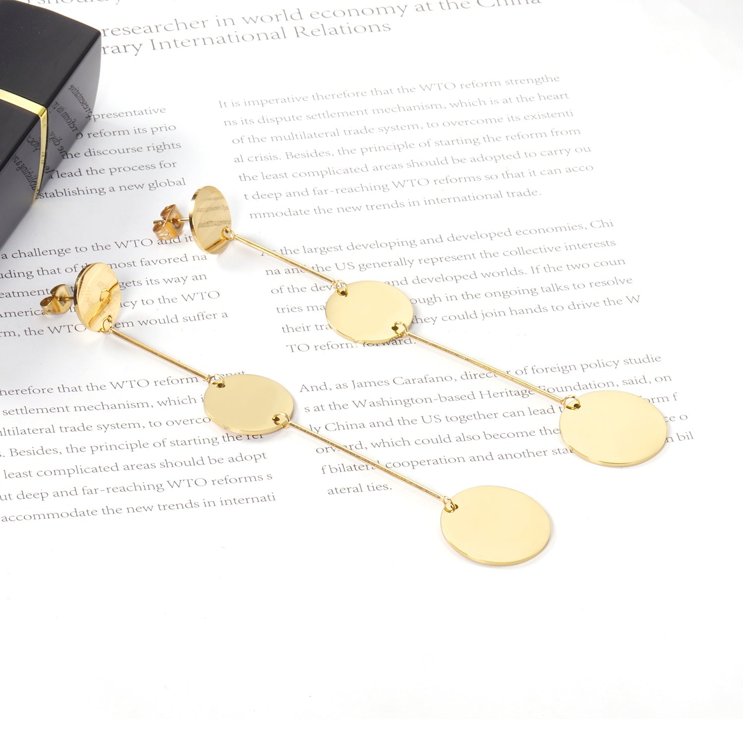 12+15+18mm Round Glossy Earrings asonjewelry