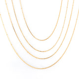 ASON 10pcs/bulk long necklace collar 0.8mm*45cm pendant square clip 2.0 beads matching chain steel color & gold color stainless steel necklace wholesale