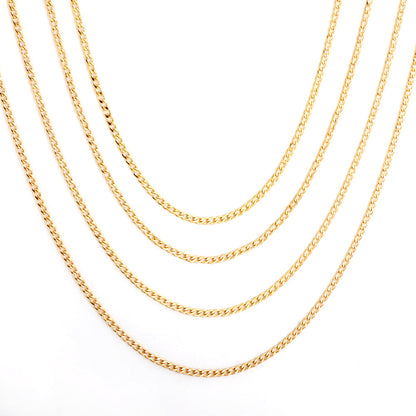 ASON 10pcs/bulk long necklace collar 0.6 wire 2.3mm*60cm wide NK1;1 matching chain steel color & gold stainless steel necklace wholesale asonjewelry