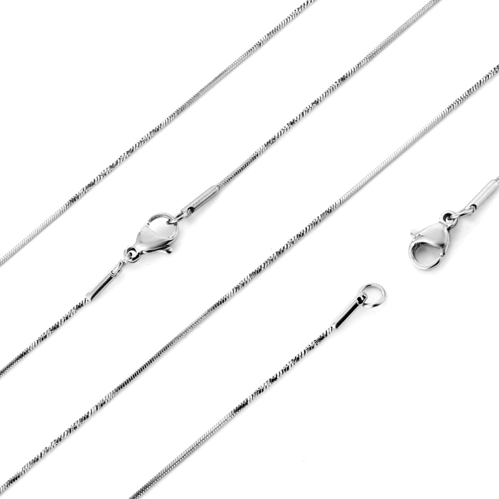 ASON 10pcs/bulk long necklace collar 0.9mm*45cm side to side sunflower matching chain steel color & gold color stainless steel necklace wholesale asonjewelry