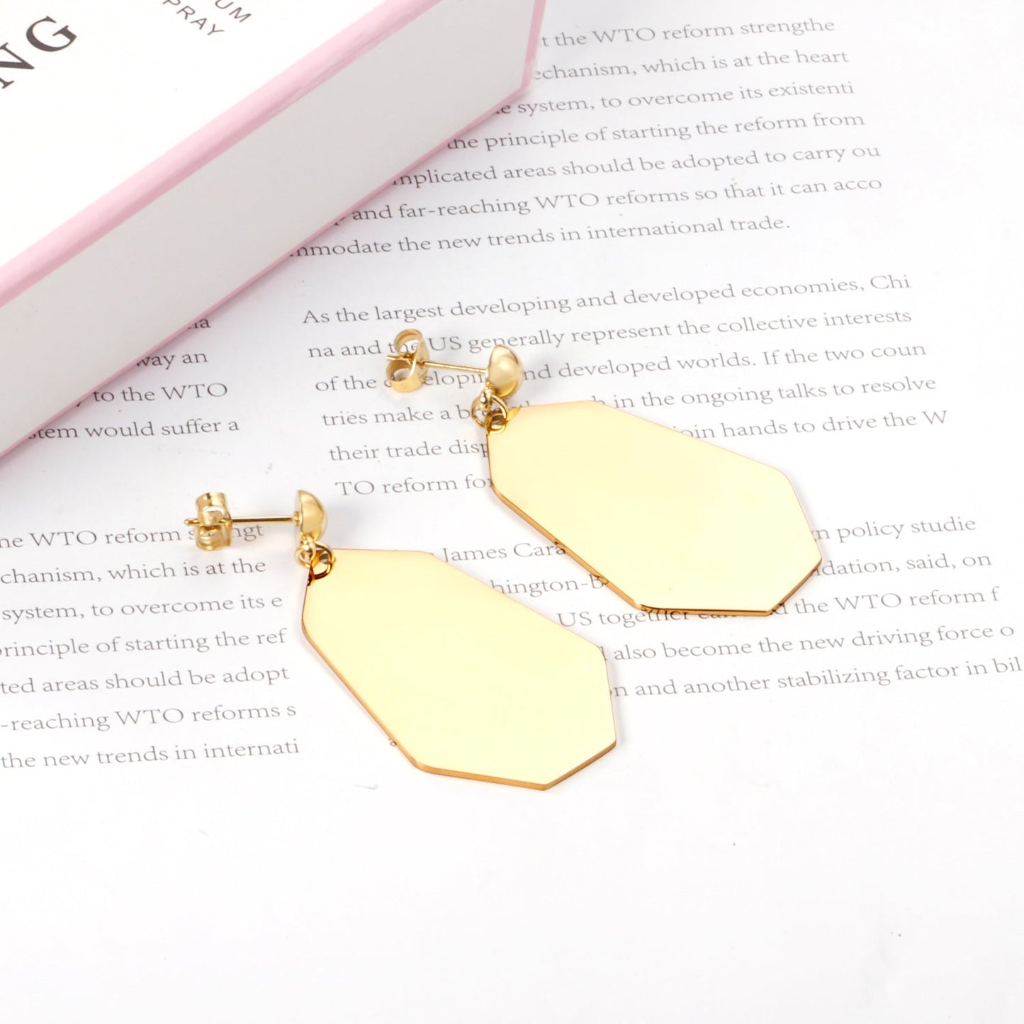 Halved Steel Bead Gloss & Brushed Diamond Earrings asonjewelry