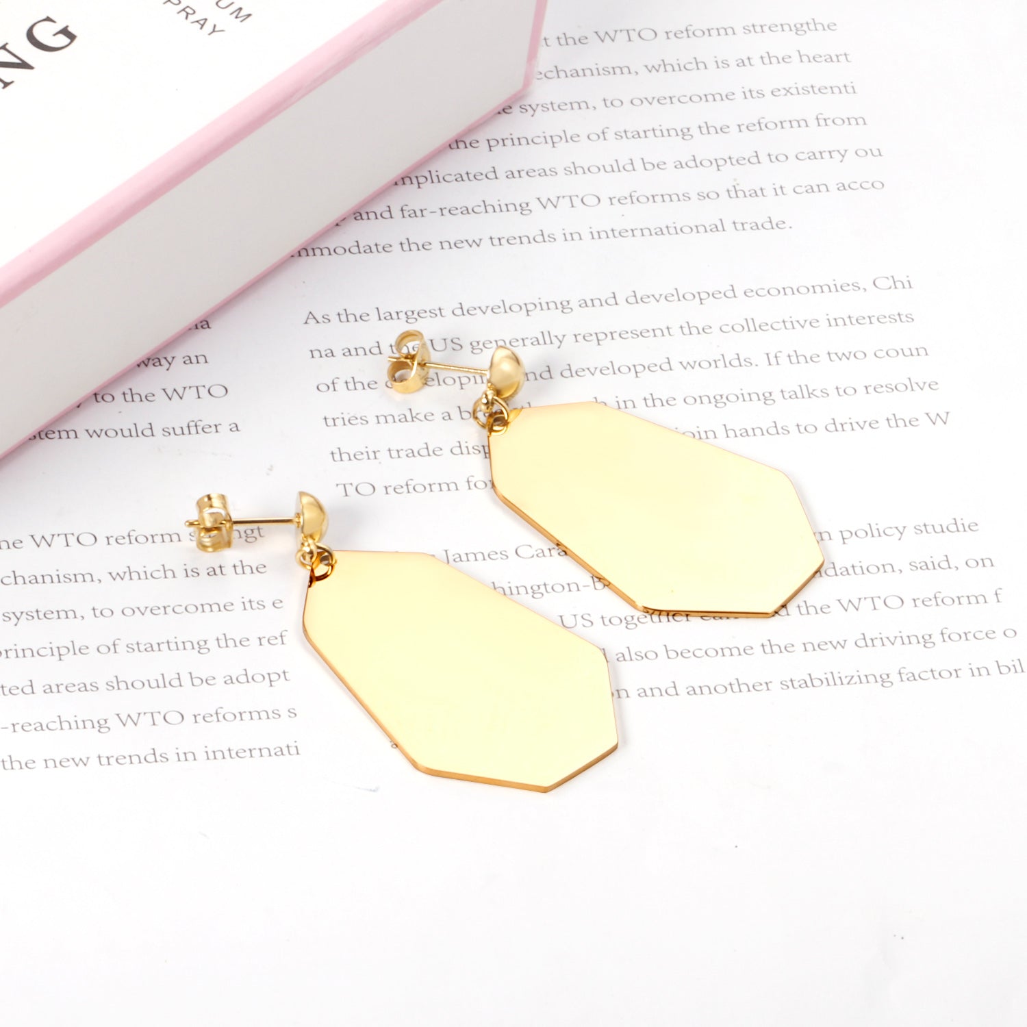 Halved Steel Bead Gloss & Brushed Diamond Earrings asonjewelry