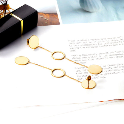 15mm Round Polished Earrings asonjewelry