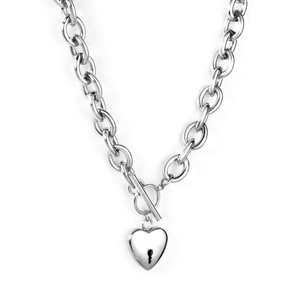 14*13.5mm Heart Pendant Necklace asonjewelry