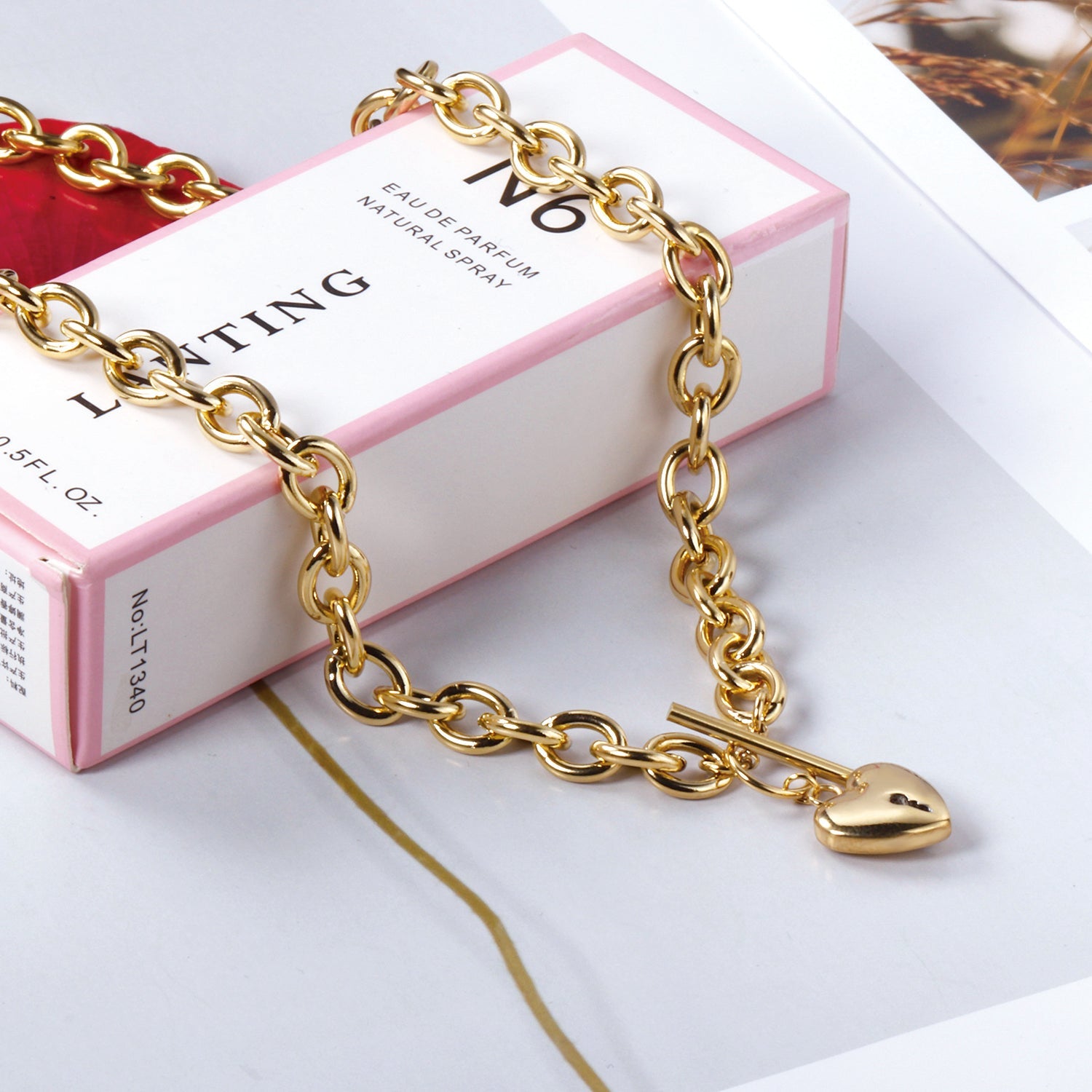 14*13.5mm Heart Pendant Necklace asonjewelry