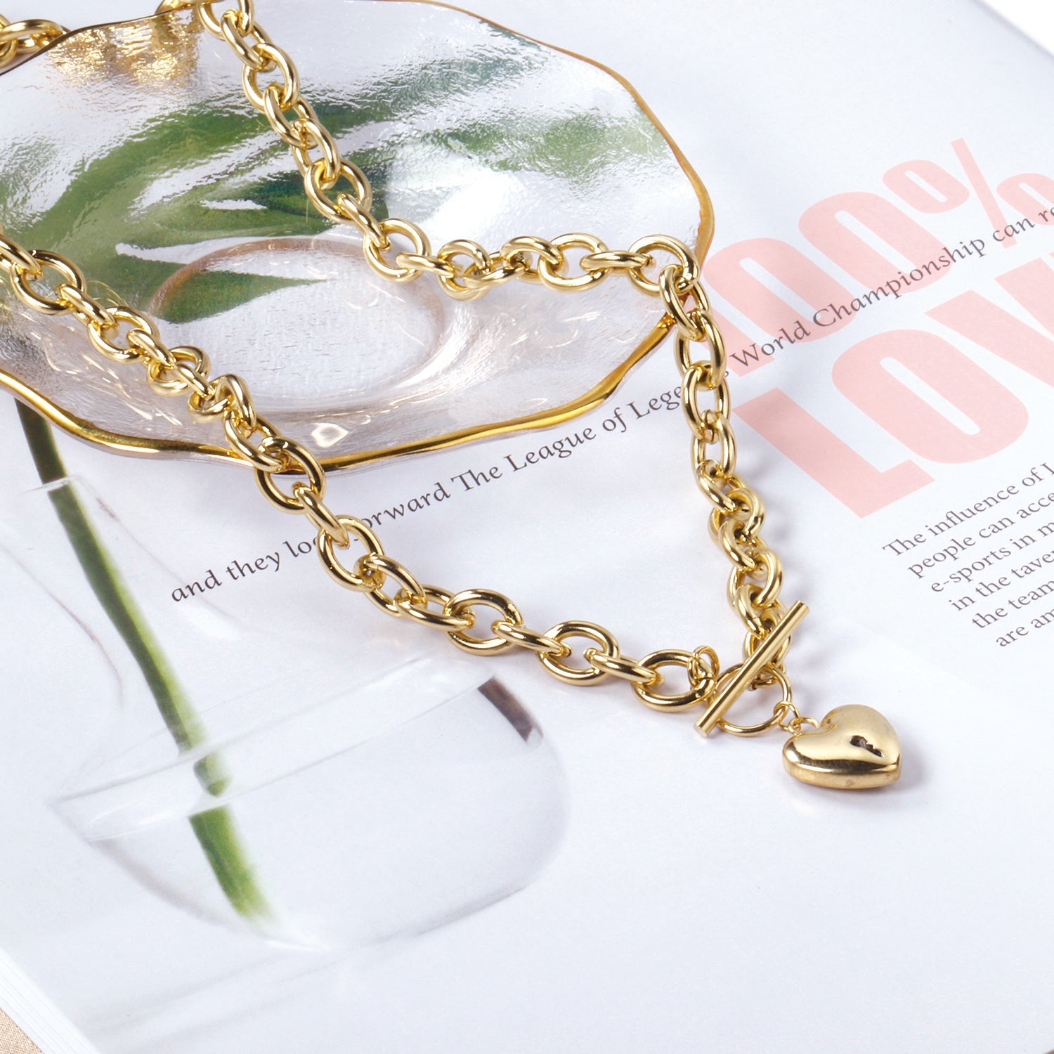 14*13.5mm Heart Pendant Necklace asonjewelry