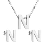 Steel/Gold Cut Letters Set without Diamonds A-Z
