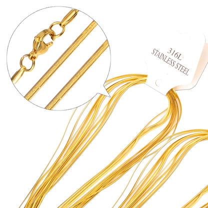 ASON 10pcs / Accessory ChainStainless Steel asonjewelry