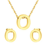 Steel/Gold Cut Letters Set without Diamonds A-Z