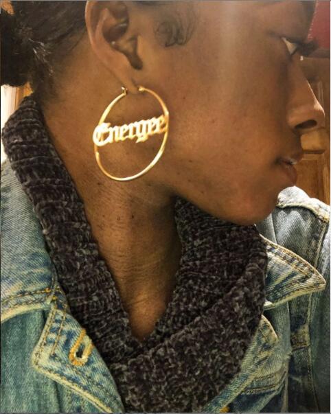 Lettering customization style 5 316L asonjewelry