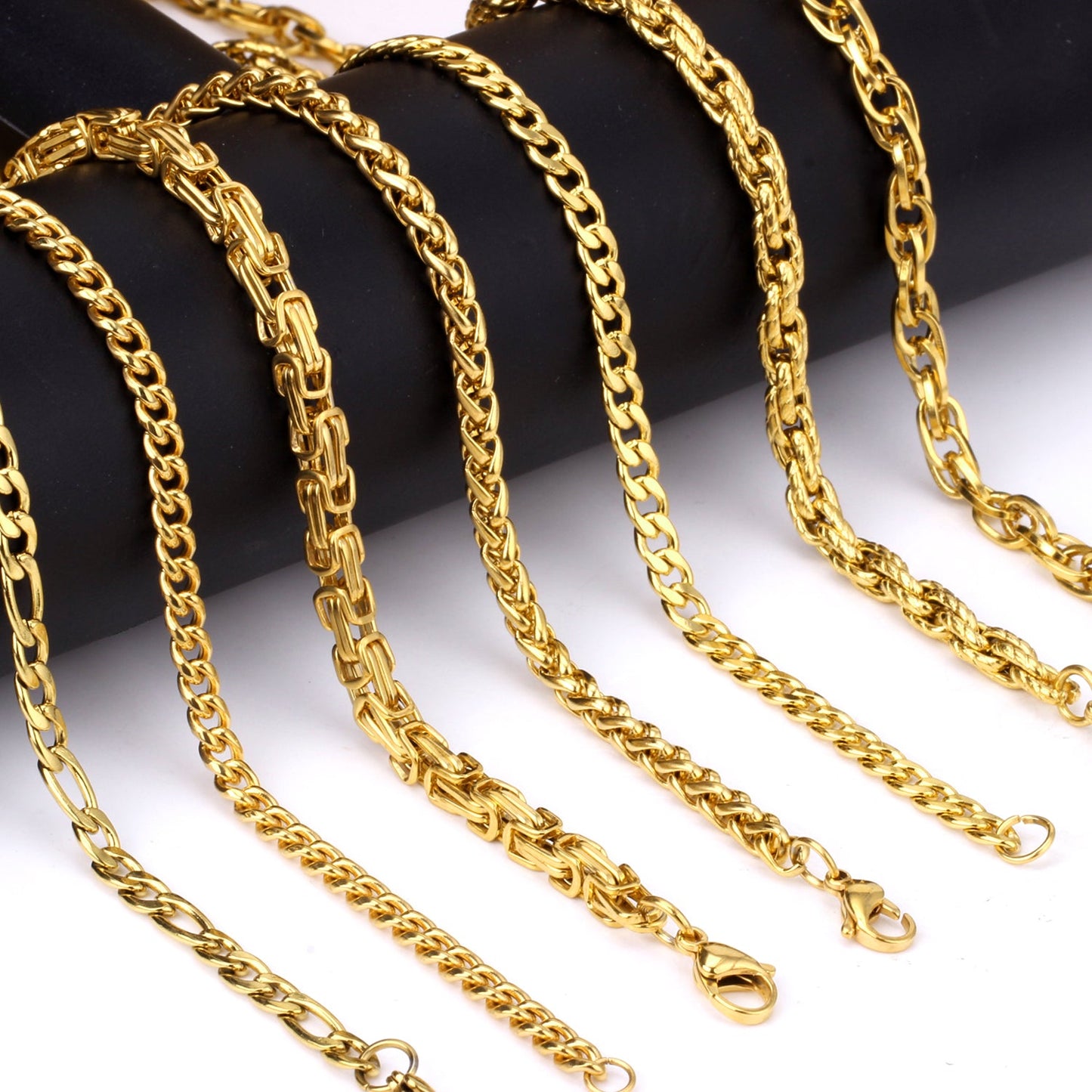 Fashion Men Women Popular 5mm & 7mm Necklace Chain asonjewelry